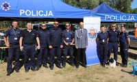 Nauczyciele Szkoły Policji w Pile z policjantami KPP Chodzieży.